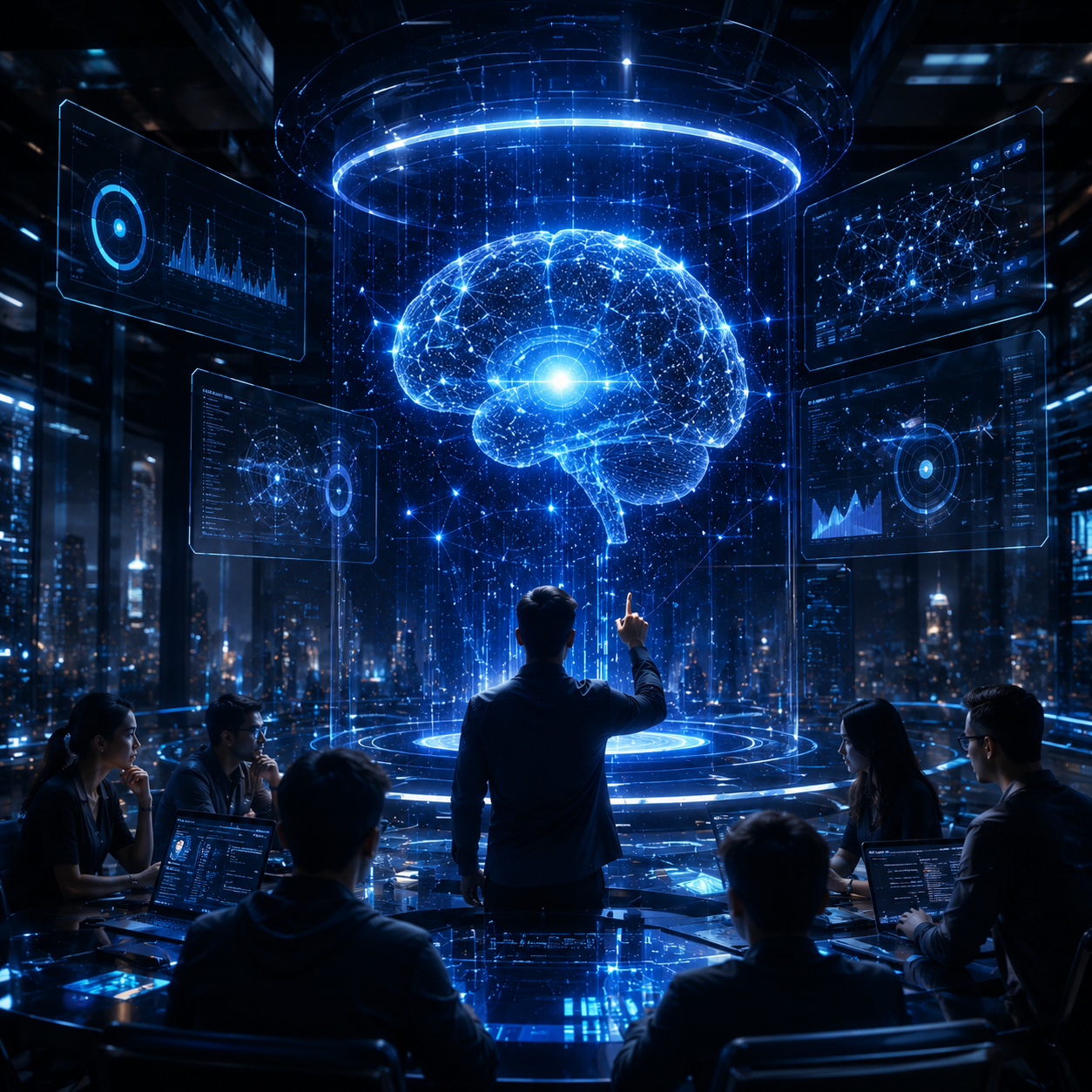 Analytics dashboard representing measurable AI product quality, usage, and operational performance